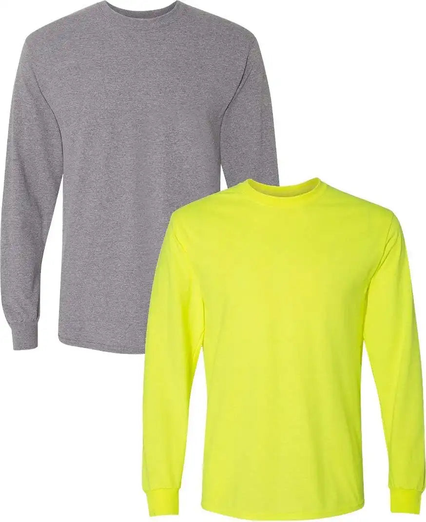 Gildan Adult DryBlend Long Sleeve T-Shirt, Style G8400, 2-Pack