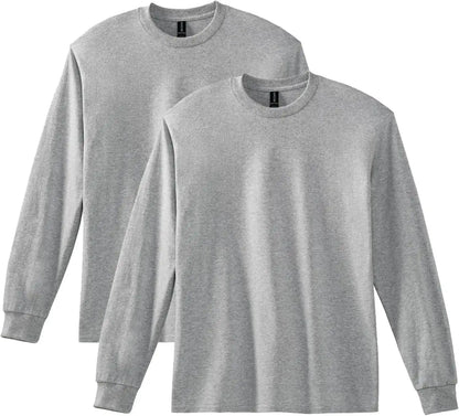 Gildan Youth Ultra Cotton Long Sleeve T-Shirt, Style G2400B, 2-Pack