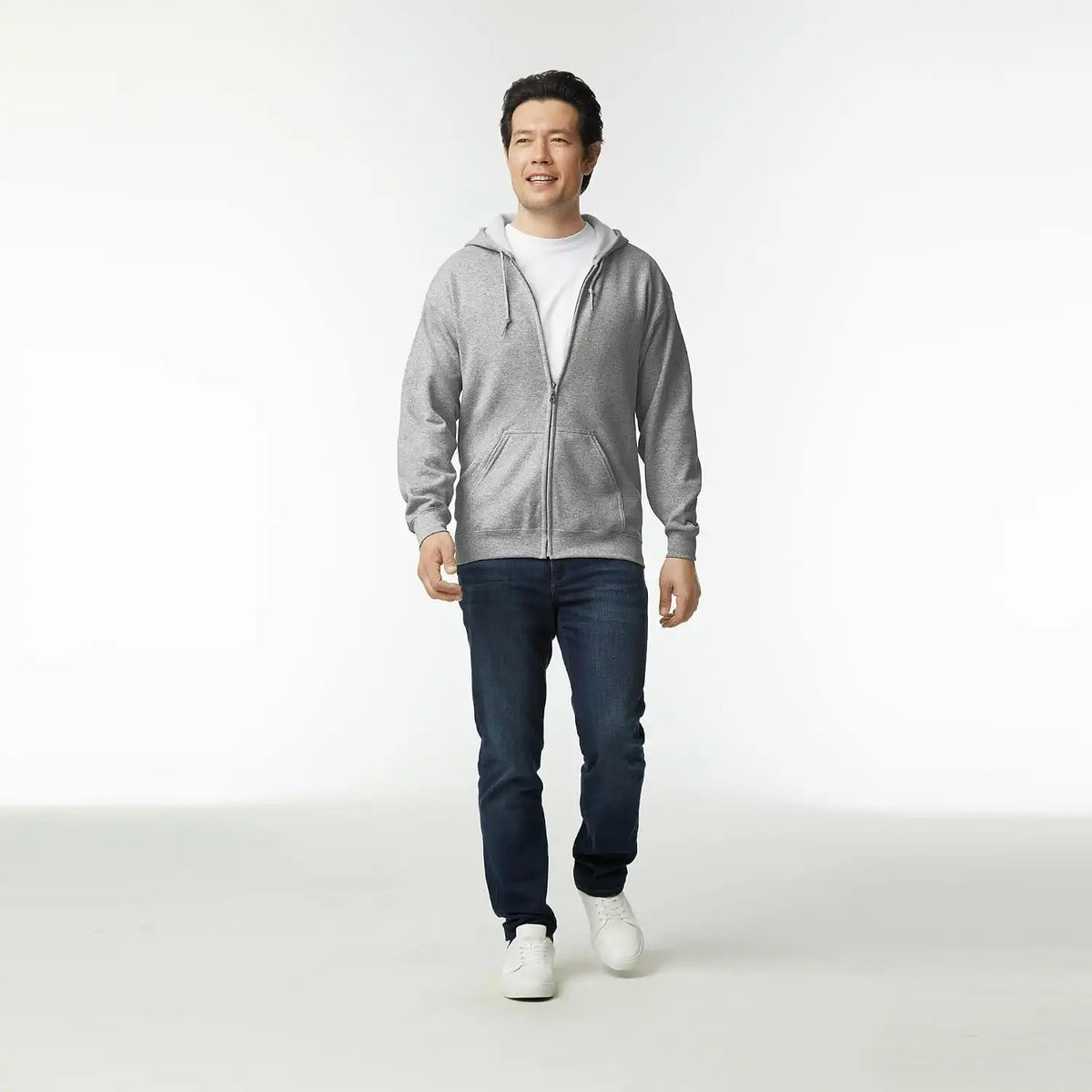 Gildan unisex-adult Fleece Zip Hoodie Sweatshirt, Style G18600, Multipack