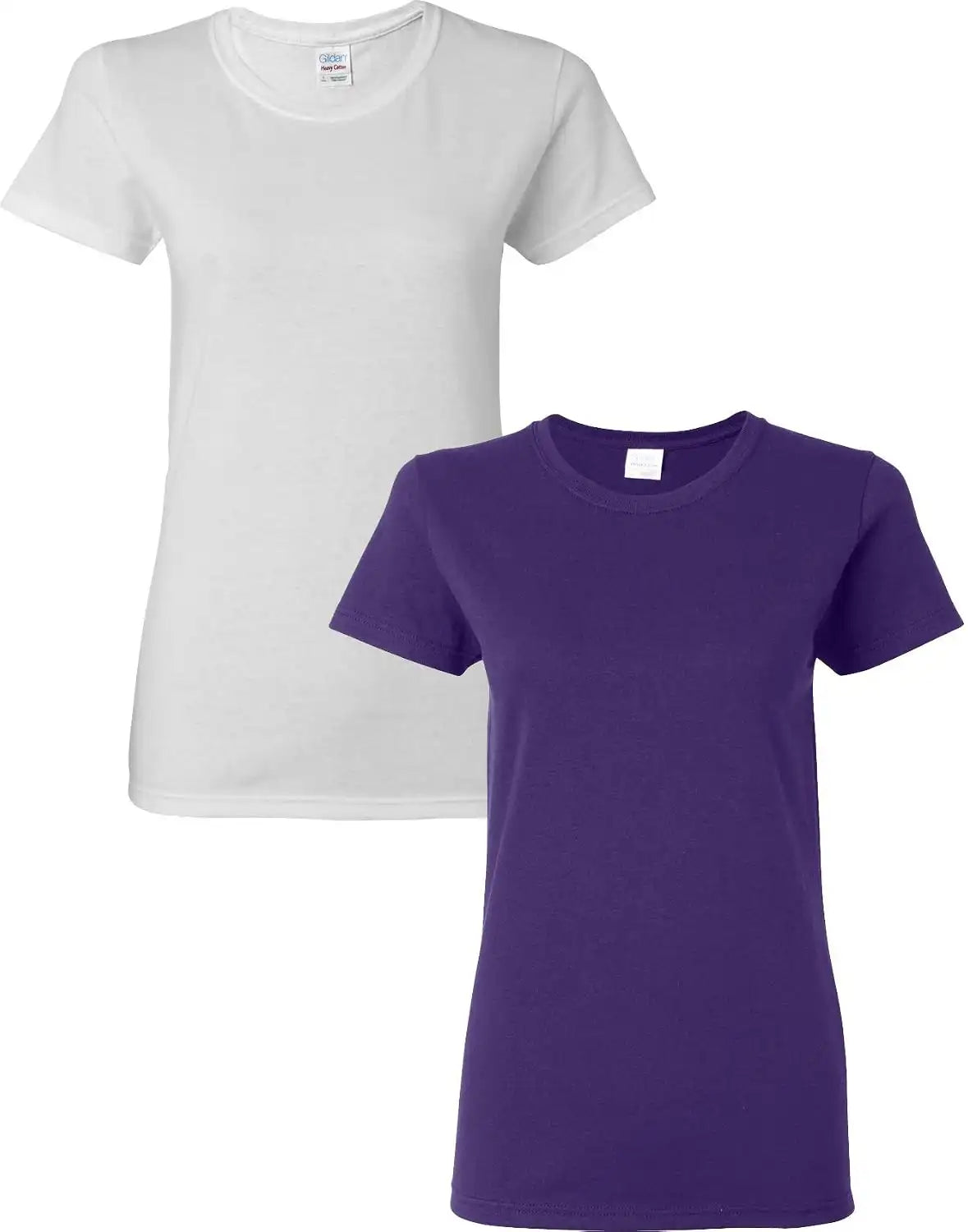 Gildan Women's Heavy Cotton T-Shirt, Style G5000L, 2-Pack