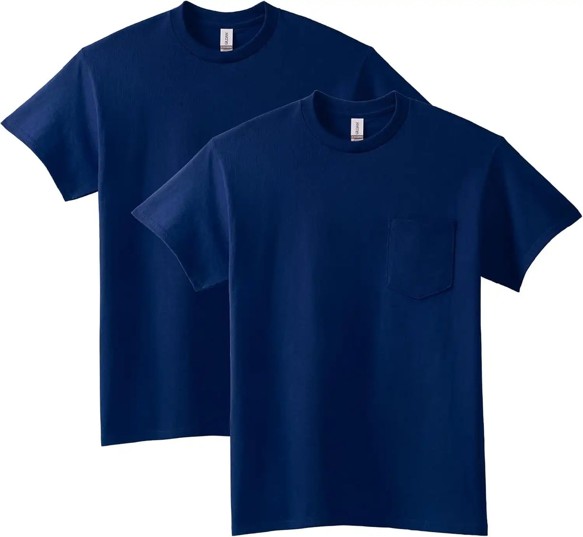 Gildan Adult Ultra Cotton T-Shirt with Pocket, Style G2300, 2-Pack