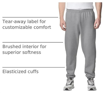 Gildan Adult Fleece Elastic Bottom Sweatpants, Style G18200