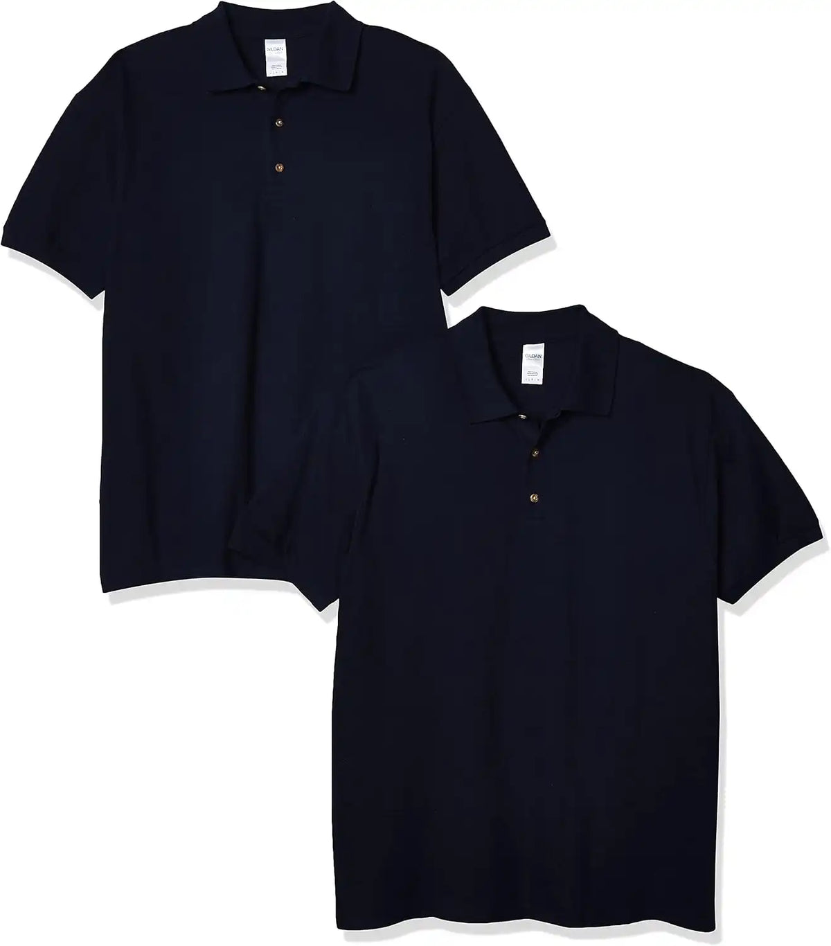 Gildan Adult Ultra Cotton Pique Sport Shirt, Style G3800, 2-Pack