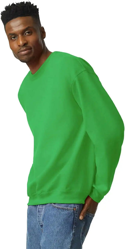 Gildan Unisex Adult Fleece Crewneck Sweatshirt, Style G18000, Multipack