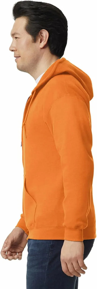 Gildan unisex-adult Fleece Zip Hoodie Sweatshirt, Style G18600, Multipack