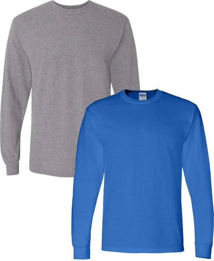 Gildan Adult DryBlend Long Sleeve T-Shirt, Style G8400, 2-Pack