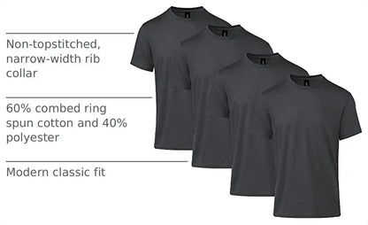 Gildan Adult Softstyle CVC Short Sleeve T-Shirt, Style G67000, Multipack
