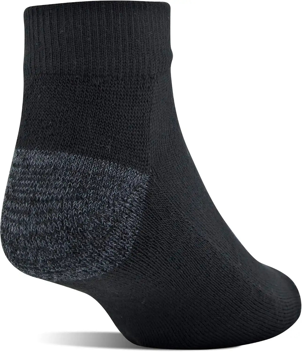 Gildan Men's Polyester Half Cushion Low Cut Socks, 12-pack
