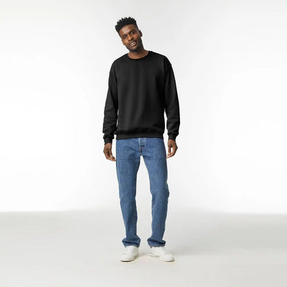 Gildan Unisex Adult Fleece Crewneck Sweatshirt, Style G18000, Multipack