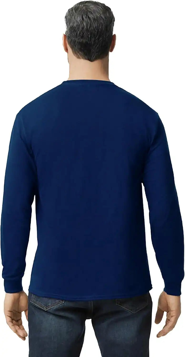 Gildan Adult Heavy Cotton Long Sleeve T-Shirt, Style G5400, 2-Pack