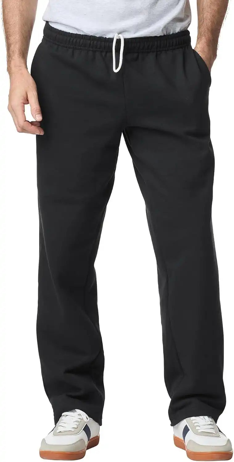 Gildan Adult Fleece Open Bottom Sweatpants with Pockets, Style G18300