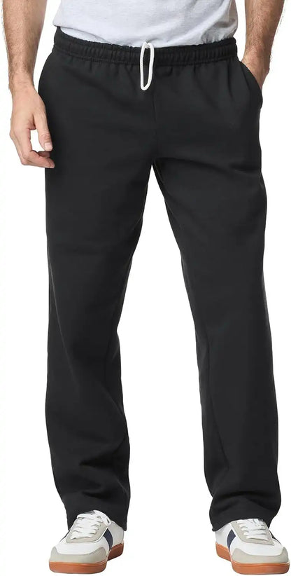 Gildan Adult Fleece Open Bottom Sweatpants with Pockets, Style G18300
