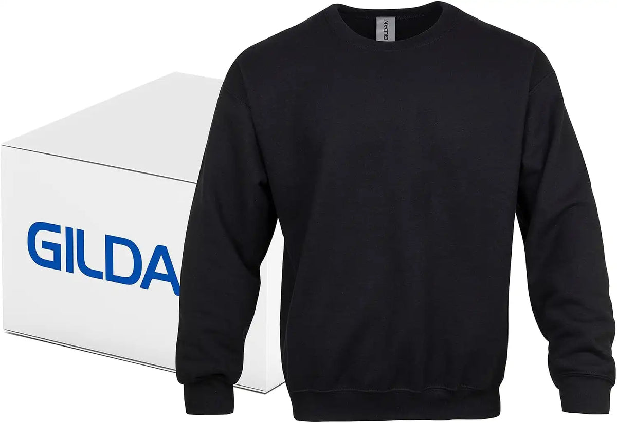 Gildan Unisex Adult Fleece Crewneck Sweatshirt, Style G18000, Multipack