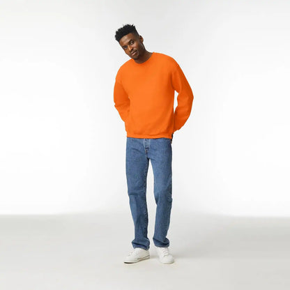 Gildan Unisex Adult Fleece Crewneck Sweatshirt, Style G18000, Multipack