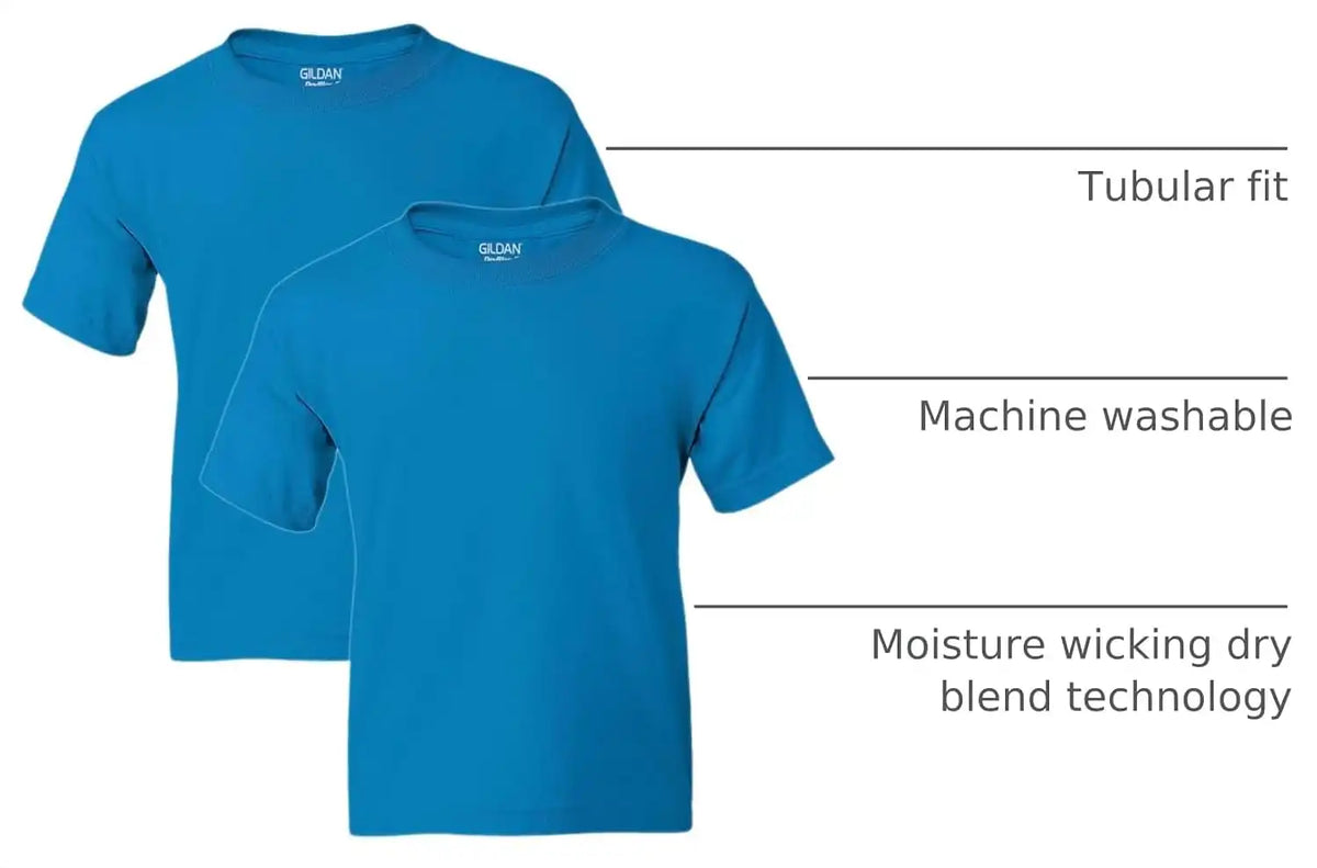 Gildan Youth DryBlend T-Shirt, Style G8000B, 2-Pack