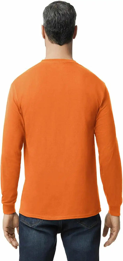 Gildan Adult Heavy Cotton Long Sleeve T-Shirt, Style G5400, 2-Pack