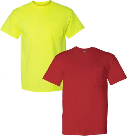 Gildan Adult Ultra Cotton T-Shirt with Pocket, Style G2300, 2-Pack