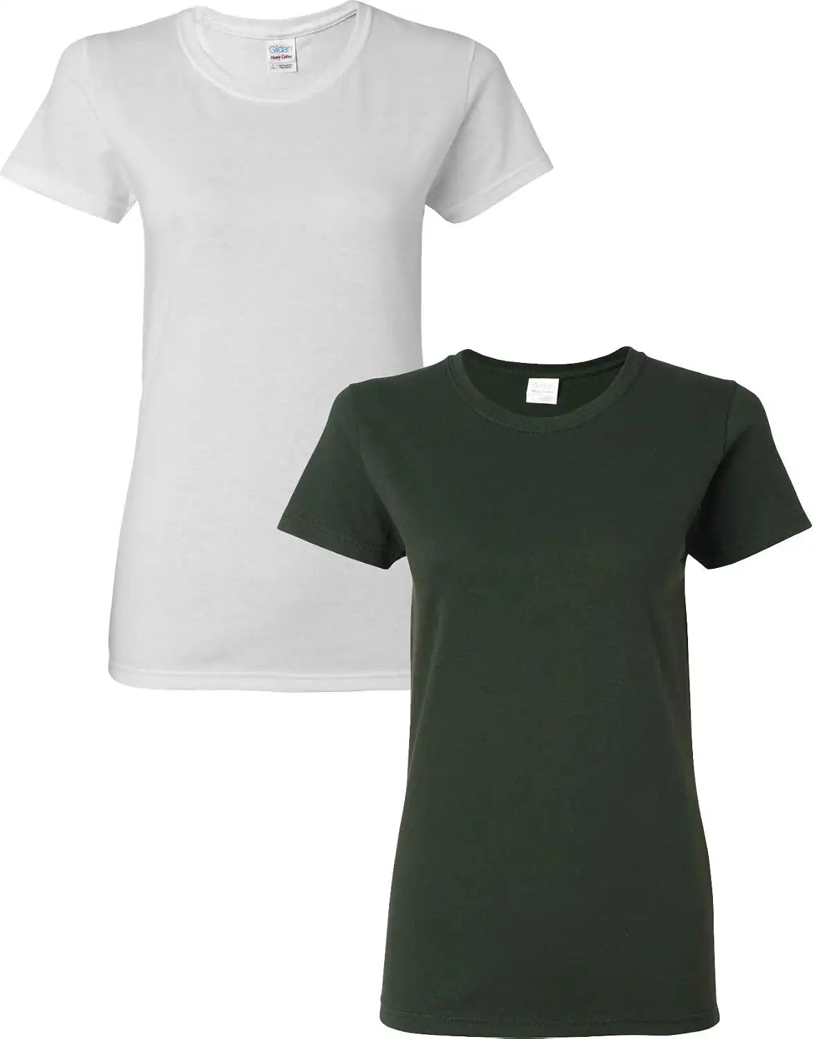 Gildan Women's Heavy Cotton T-Shirt, Style G5000L, 2-Pack