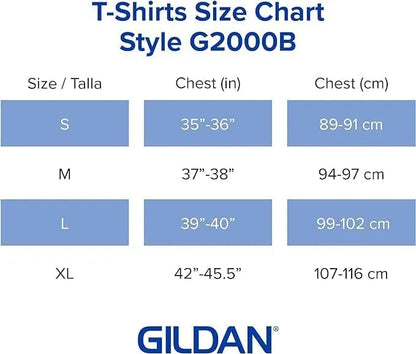 Gildan Unisex-Child Gildan Youth Heavy Cotton T-Shirt, Style G5000b, 2-Pack